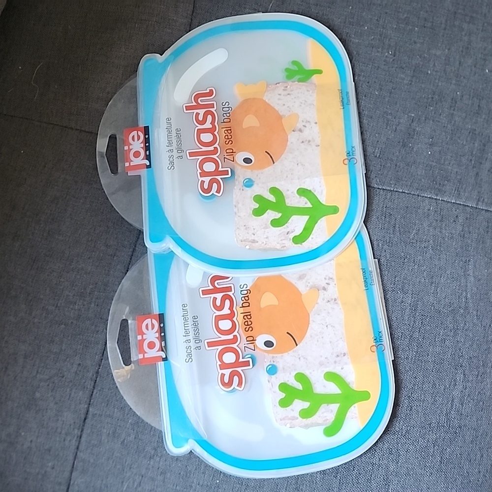 Splash Zip seal bags
